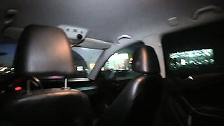 Love Creampie Her pussy drips with cum after sex in car