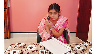 Beautiful Tution teacher fuck by Student's guardian hardcore rough sex, desi indian beautiful teacher tight pussy fuck.