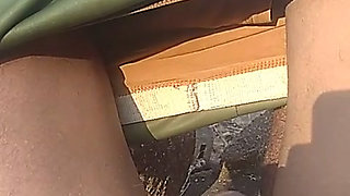 Indian boy masturbation outside