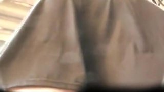 ginger hair and pussy upskirt and posing for fellas to watch