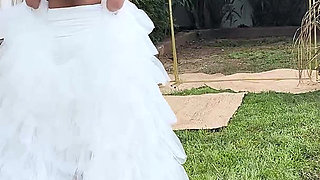 Courtney & Renee in Bridal Humiliation by Lover and Wife (4k)