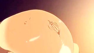 Big breasted girls milk their hard nipples in hentai action