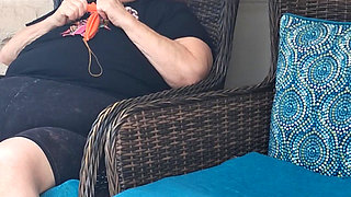 Big Beauty Nurse Vicki Has a Request to Blow up a Huge Balloon