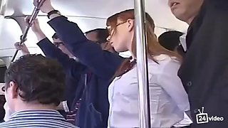 Teen marie mccray sucks cock in a bus