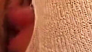 Busty Blonde Nurse Drains Masked Stranger in Bar