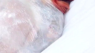 Lacey & Rara - Transparent Bondage Bliss: Mummified Moans and Bound Orgasms