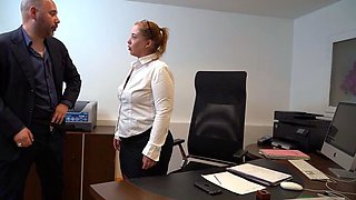 Mature Secretary Office Threesome