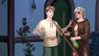 Big boobs, playthrough, anime