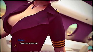 Stewardess Mimi - Visual Novel Shortstory - Pc Gameplay Hd With Car Toon
