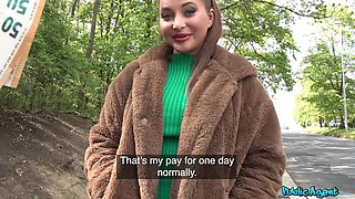 Anna Polina's Wild Passion in Public Audition Ride