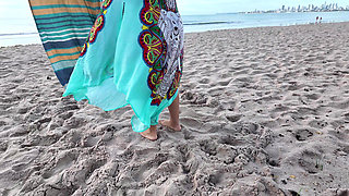 I Asked My Stepson to Give Me a Back Massage on the Beach, but He Turned Out to Be a Real Brat...