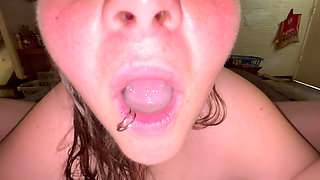 Hot Horny MILF Wife Begs to Suck Dicks Taking Full Mouth Creampie & Swallowing