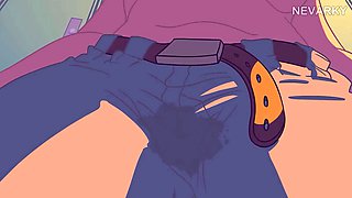 Slut fucked in 3D