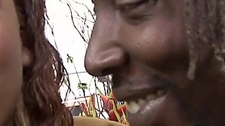 Horny ebony gets nailed by BBC
