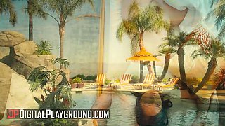 Digitalplayground - nathan gets humid and wild with stella luxx and gal ritchie at the resort pool