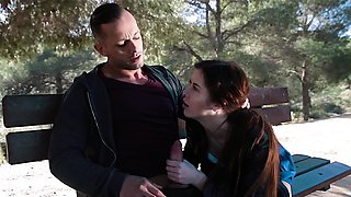 CASSIE FIRE Cutie Takes On Huge Cock