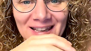 Close-up of Merce Masturbating in a Chair, Horny as Fuck