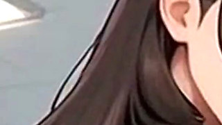 Waifu Secretary POV - Close-up Nylon Teasing & Sneaky Cunnilingus Play Warm up