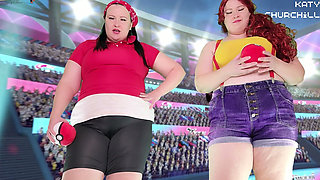 Misty and May Facesitting and Farting Battle Punishment