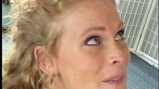 Big dick Lee Stone drills this sexy young college coed in her tight pussy