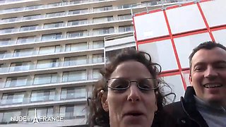 French Amateur Mature Wife Gets Pounded by Husband in Casting
