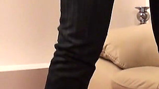 Horny Wife Masturbates on the Couch