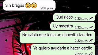 Hot Chat with My Teacher to Pass Her Course - Nati Sweet - Natasha Caseros