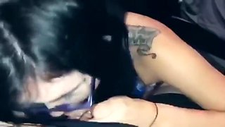 Tatted Glasses Blowjob