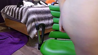Big boobs webcam slut toys her asshole