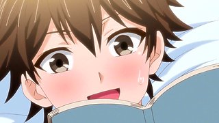 Hentai Busty Purple Hair Girl Seduces Boy for Wild Sex