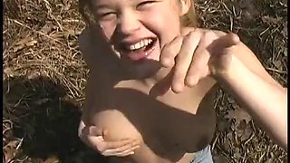 Christine Young Outdoor Blowjob