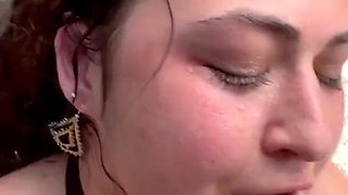 Put My Mouth to Work! Don’t I Look Pretty with His Monster Cock?