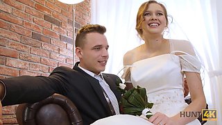 HUNT4K. Cute Czech Bride Spends Her First Night With A Rich Stranger