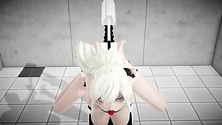 Yang Doggystyle Training Machine Testing Facility Episode 1 - DV8 - White Hair Color Edit Smixix