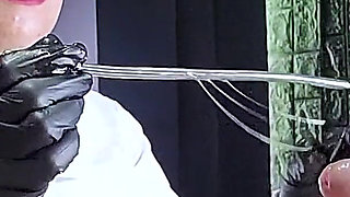 DominaFire medical sounding and ruined orgasm