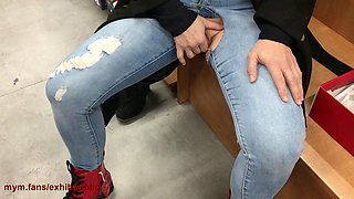 public exhibitionism in a store