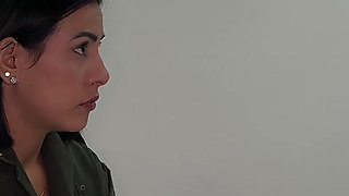 Colombian Police Sucks Cock at the Station - Has Hard Sex and Accidentally Cums in Her Pussy - Real Video - Kylei Ellish