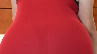 Nylon Worship with Blonde BBW Diamond Stax - Facesitting and Blowjob in Sheer Black Pantyhose
