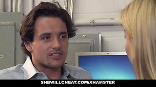 Shewillcheat - big titted milf manager nails new worker
