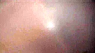Sexy Latina with hairy pussy tries on clothes in bed - big tits, sensual brunette