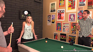 Hollie Mack's Cuckold Make a Pool Bet He Can Not Win