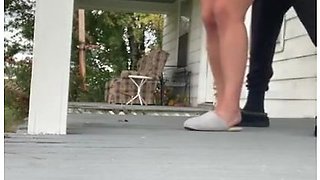 Neighbors Came Home Early And Almost Caught Fat Booty Wife Having Affair With Bbc