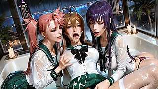 Compilation Featuring Busty, Big-assed Girls in Intense Sexual Action. Waifu Hentai Animation.