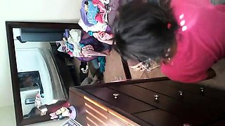 Curvy ebony ladies get their faces covered in jizz POV style