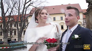 HUNT4K. Married couple decides to sell bride’s pussy for good