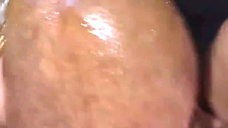 Hot Maid Close-up Blowjob and Oil Massage in Kitchen.