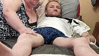 Blowjob From a Neighbor and Cum