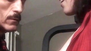 Young brunette teen gets fucked after workout