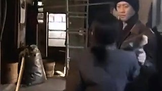 Busty oiled Amateur Asian milf fucks her ass with dildo