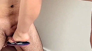 Ballbusting in Flip-flops - I Kick His Balls Until He Collapses! Mistress Destroys Her Slave